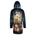 thumbnail image 2 of Happy Halloween Vampire Cocker Spaniel BOO with Pumpkins Fun and Spooky All Over Print 3D Hooded Duffle Toggle Coat Cockers Dog Lover Gifts - 00018, 2 of 6