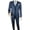Navy Blue, variant on Men Suit BERLUSCONI Turkey 100% Italian Wool Super 180's 3pc Vested #Ber5 Navy