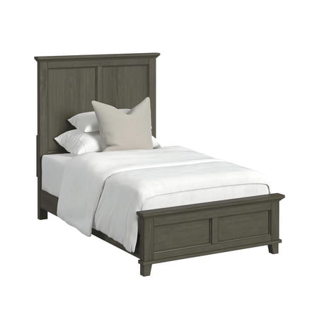 Picket House Furnishings Henrik Twin Panel Bed in Grey