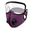 thumbnail image 2 of Reusable Face Mask with Detachable Eye Shield, Breathable Mesh Mask with Exhalation Valves, Washable Anti‑Dust Protective Mask for Cycling Outdoor Daily Use,1pc., 2 of 7