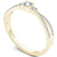 thumbnail image 2 of 1/4 Carat T.W. Diamond Split Shank Three-Stone 10kt Yellow Gold Engagement Ring, 2 of 5
