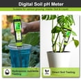 thumbnail image 3 of Medidor de pH y humedad del suelo YINMIK Digital 4 en 1 para plantas, 3 of 6