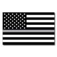 thumbnail image 2 of Magnet Me Up Thin Silver Line American Flag Vinyl Automotive Magnet Decal, 5x8 In, 2 of 8