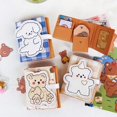 thumbnail image 2 of KUIZAP Little Bear Wallet Cartoon Women's Short Wallet Button 30% PU Card Bag(style B), 2 of 7