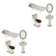 thumbnail image 4 of Tholdsy 4 piezas de simulación de lavabo de cerámica, bañera, lavabo, Kit de piezas divertidas para casa de muñecas, estilo miniatura A Estilo A 2Conjunto, 4 of 6