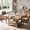 Pear Wood Original, variant on 47.2 Inch Square Dining Table for 4, Heavy Duty Triangle Metal Frame Kitchen Table with Storage Shelf, MDF Top, Easy Assembly, Space Saving for Dining Room and Apartment,Pear Wood Original