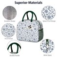 thumbnail image 4 of Lunch Bag Lunch Box for Women Reusable Insulated Lunch Bags,Water-Resistant Anchor Marine Blue Pattern Cooler Lunch Tote Bag, Large Capacity for Work Travel Picnic, 4 of 6