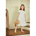 thumbnail image 5 of Arshiner Girls Sleepwear Dress Victorian Nightgowns Night Pj Dress Toddler Soft Nightwear, 5 of 8