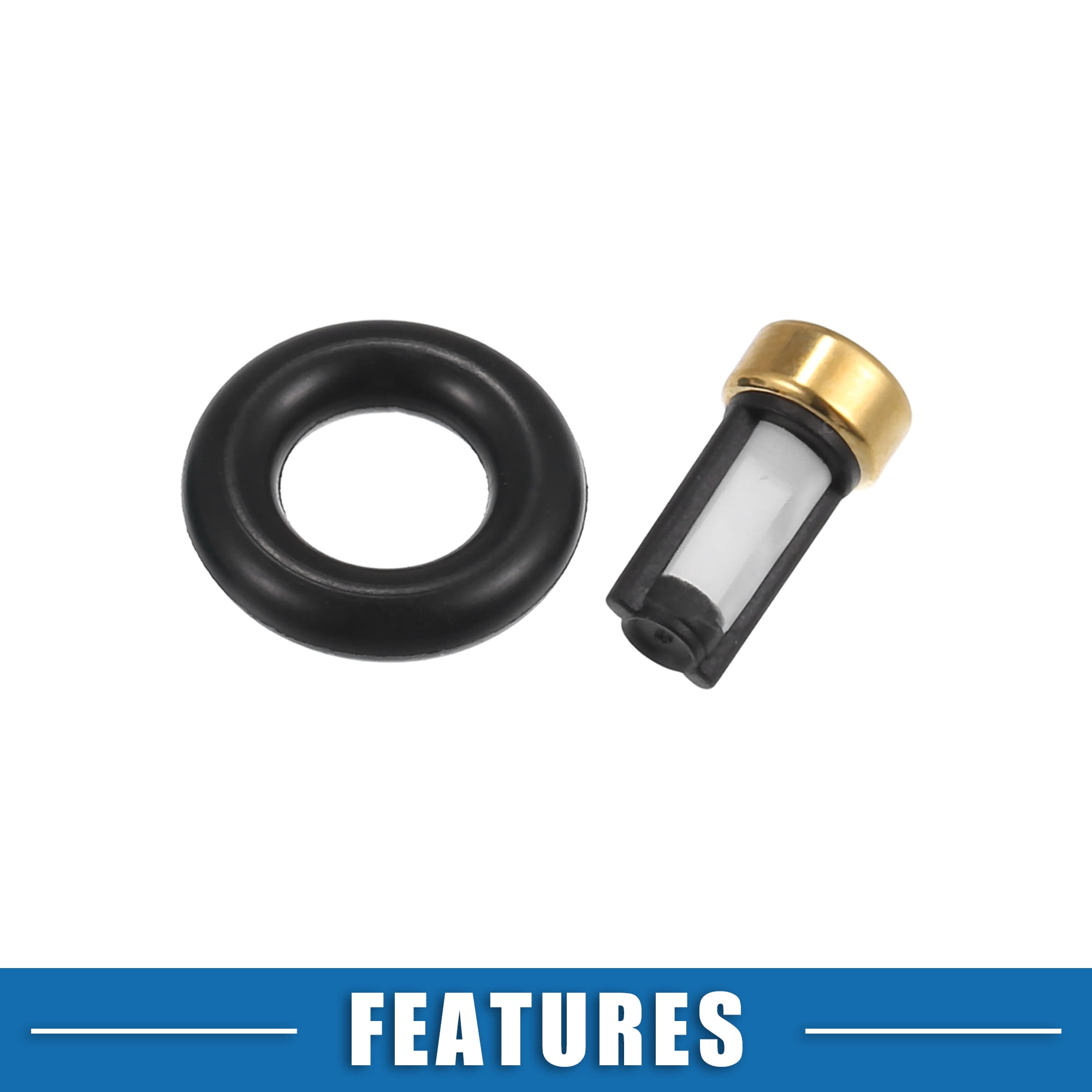 Unique Bargains Fuel Injector O Rings Seals Repair Kit for Dodge 1500 1996-1999