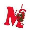 thumbnail image 4 of Adorno navideño con letras, decoración navideña, colgante con abalorios para bricolaje, decoración para de Navidad, corona de celebración, M, 4 of 8
