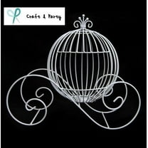 Wire Cinderella Pumpkin Carriage Centerpiece for Weddings, Events, Decoration