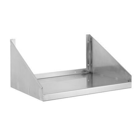 Stainless Steel Wall Mount Microwave Shelf 18 Deep Stainless Steel Wall Mount Microwave Shelf 18 Deep