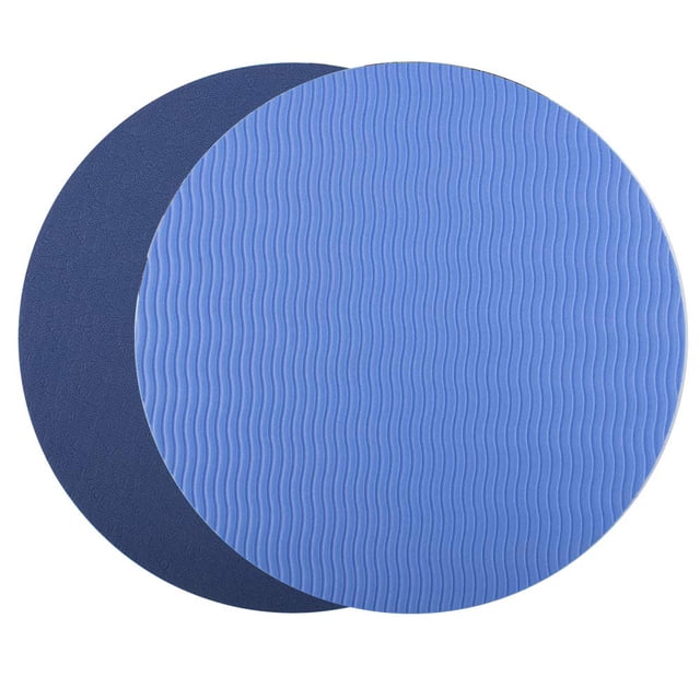 2Pcs Sports Exercise Sliders, Anti-Slip Side and Work Smoothly on Any Surface. Wide Variety of Low Impact Exercise, Full Body Workout, Compact for Travel or Home Workout(Dark Blue)