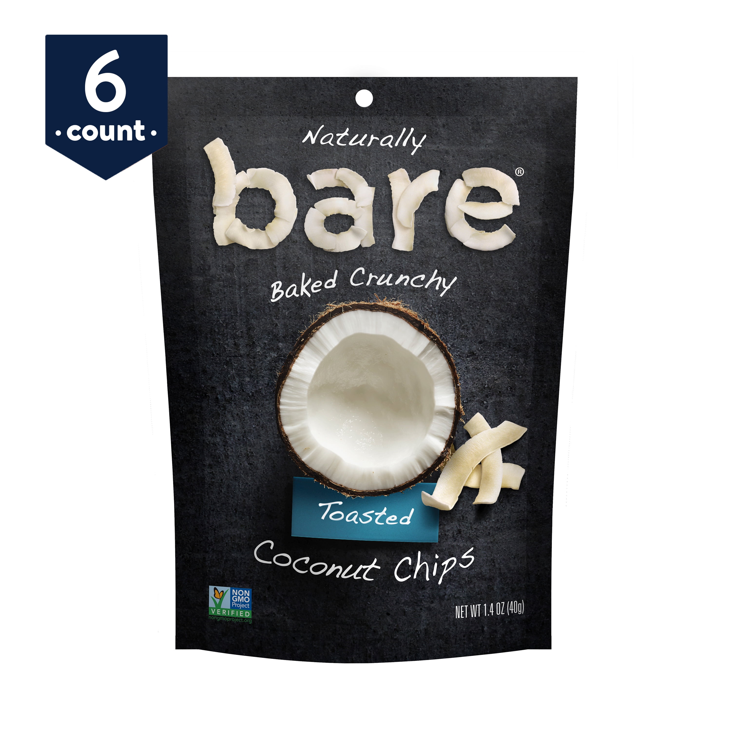 Bare Baked Crunchy Toasted Coconut Chips 1.4 Oz