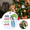thumbnail image 1 of Adorno navideño de mano Grinch, colgante decorativo, decoraciones para árboles de Navidad inodoros de seguridad, 1 of 8