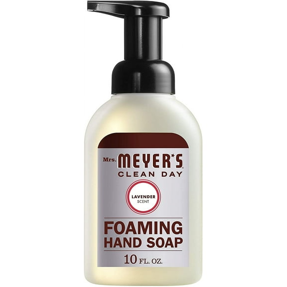 Mrs. Meyer's Foaming Hand Soap, Lavender, 10 oz, 6/Carton (662031)