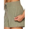 thumbnail image 2 of RBX Active Women's Seamed Fashion Hiking Shorts with Zipper Pockets, 2 of 5