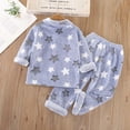 thumbnail image 6 of Mikilon Girls Fleece Pajamas, Soft Cozy Pullover Sweatshirt and Long Pants Outfit Set for Kids 2-5 Years, 6 of 9