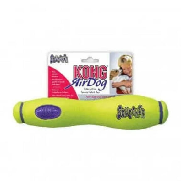 KONG AirDog Squeaker Stick Large Rubber Dog Toy