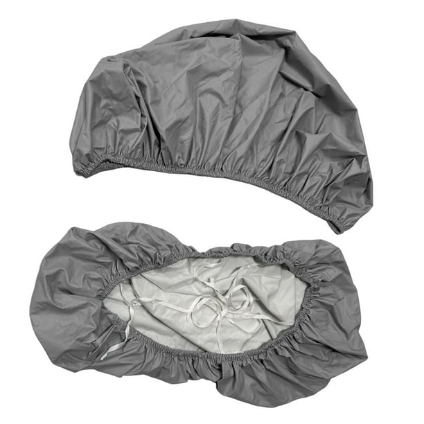 Fundas de cojín para comedor de RV, fundas de asiento de caravana, protector de banco impermeable Gris claro