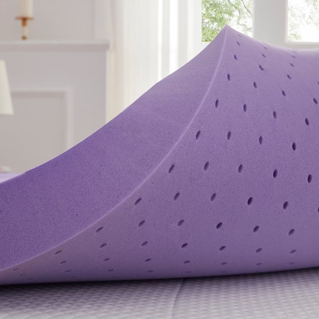BDEUS 3 inch Mattress Topper, Cooling Gel Memory Foam Bed Topper for Pressure Relief, Twin-XL