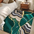 thumbnail image 4 of 3'x5' Area Rugs, Green Marble Indoor Outdoor Area Rug for Living Room Bedroom, Grey Gold Texture Vintage Farmhouse Art Washable Bathroom Rugs Kitchen Floor Carpet Mats Home Decor Aesthetic, 4 of 8