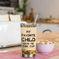 thumbnail image 5 of Gifts for Mom From Daughter Best Mom Birthday Gifts From Son Gifts for Mothers Day 20oz Funny Mom Cup Christmas Presents for Mother From Favorite Child Kids Travel Tumbler With Lid Straw, 5 of 6