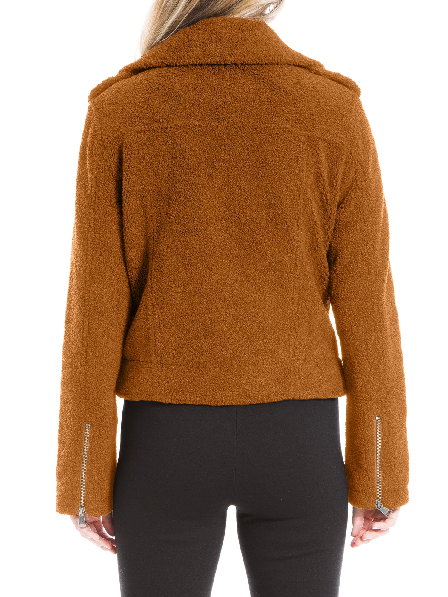 max studio faux shearling jacket