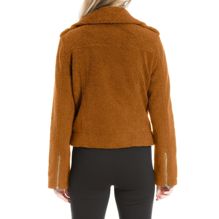 Max studio hotsell faux fur jacket