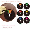 thumbnail image 3 of Cartel para puerta de oficina LJSCARE con 6 opciones, 15 cm, negro, 3 of 6