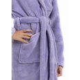 thumbnail image 3 of Bata infantil de coral fleece con cuello chal BC BARE COTTON, lavanda, talla grande, 3 of 6