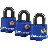 Master Lock 312TRI Weatherproof Padlock 3 Pack