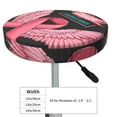 thumbnail image 4 of Haiem Ribbon With Angel Wings Cushion Round Bar Chair Seat Cover Bar Chair Cushion Covers Elastic Washable Bar Chair Cover,Protects from Scratches and Stains-12 inch, 4 of 7