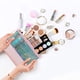 thumbnail image 2 of Bolsa de maquillaje Bolsa de artículos de tocador impermeable portátil Bolsa de cosméticos iridiscente para mujeres y niñas, 2 of 5