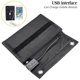 thumbnail image 2 of Panel Solar USB plegable portátil, cargador de Panel Solar impermeable, cargador de batería móvil para exteriores, 2 of 4