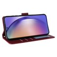thumbnail image 3 of Étui de Protection à Rabat pour Samsung Galaxy A06 avec Fentes pour Cartes, Support et Dragonne Rouge, 3 of 5