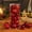 Red, variant on Ball Ornament Glossy Finish Decorative Sphere Multi‑Surface Style for Christmas Tree Holiday Decoration