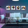 thumbnail image 2 of Game Wall Decor Gaming Art Graffiti Gamepad Headphones Canvas Pictures Gamer Room for Boys Street Pop Bedroom Dorm Playroom Cave Teen Men Cool Video Painting Modern Artwork 12x12'''' 4 Pcs, 2 of 6