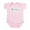 Petal Pink, variant on CafePress - French Bulldog Gifts Infant Bodysuit - Baby Light Bodysuit, Size Newborn - 24 Months