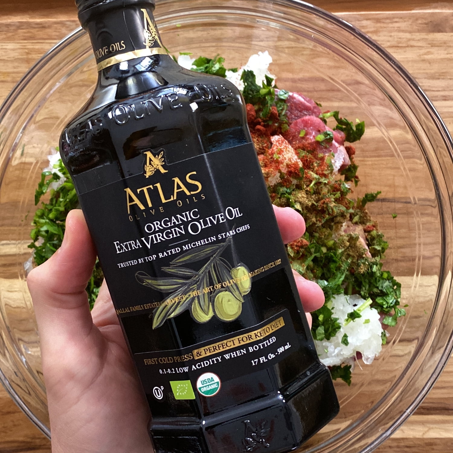 Atlas 500 ml Organic Cold Pressed Moroccan Extra Virgin Olive Oil