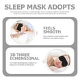 thumbnail image 2 of EeaseCA Adjustable Sleep Eye Mask Eye Sleep Shade Cover Sleep Blindfold Sleeping Aid, 2 of 7
