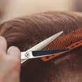 thumbnail image 5 of Ciseaux de Coupe Professionnels de Barbier 6 Pouces Rasoir de Salon de Coiffure, 5 of 5