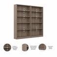 thumbnail image 3 of Pemberly Row Tall 5 Shelf Bookcase in Ash Gray (Set of 2) - Engineered Wood, 3 of 7