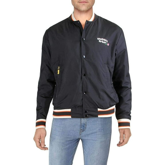 Puma Mens Randomevent Bomber Jacket,Black,XXL