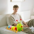 thumbnail image 3 of Inchworm Caterpillar Stuffed Plush Toy, Soft Pp Cotton For Comfortable Touch, Kids Children Doll For Birthday Gift Playtime, 3 of 5