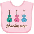 thumbnail image 3 of Inktastic Bass Player Kids Future Boys or Girls Baby Bib, 3 of 4