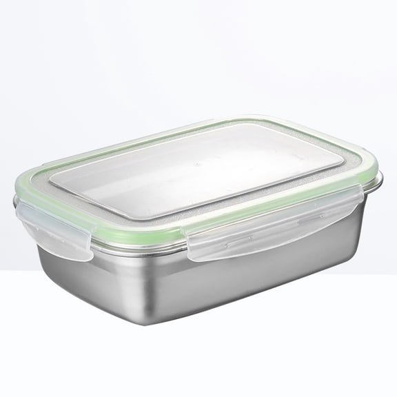 Tineasur Stainless Steel Lunch Box Sealing Heat Insulation for Office Use 1Set