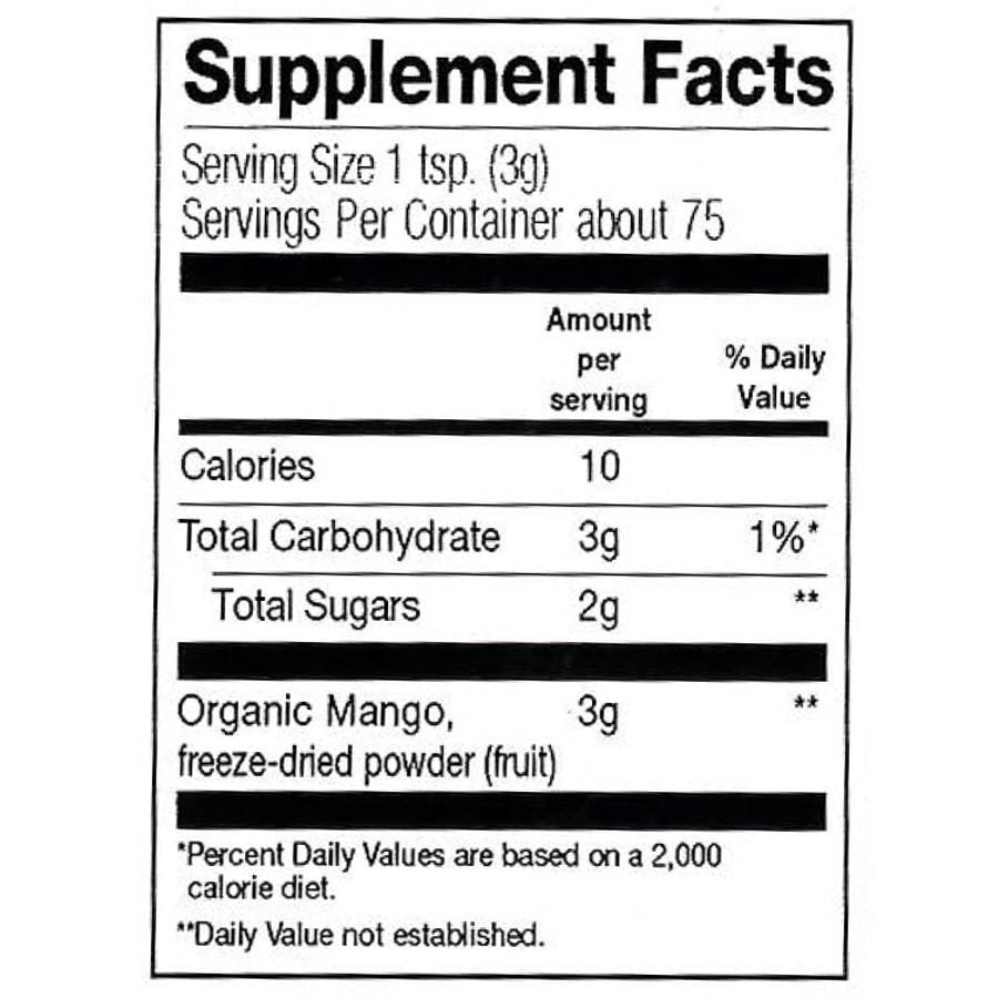 Frontier Co-op Freeze-Dried Mango Powder, Organic 1/2 lb.