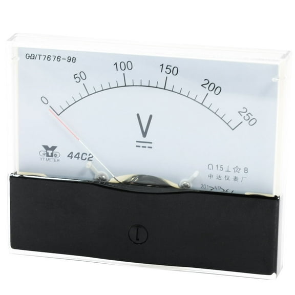 Unique Bargains Analog Panel Voltmeter DC 0 - 250V Measuring Range 1.5 Accuracy 44C2
