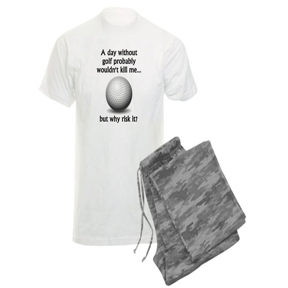 CafePress - A Day Without Golf Pajamas - Men's Light Pajamas